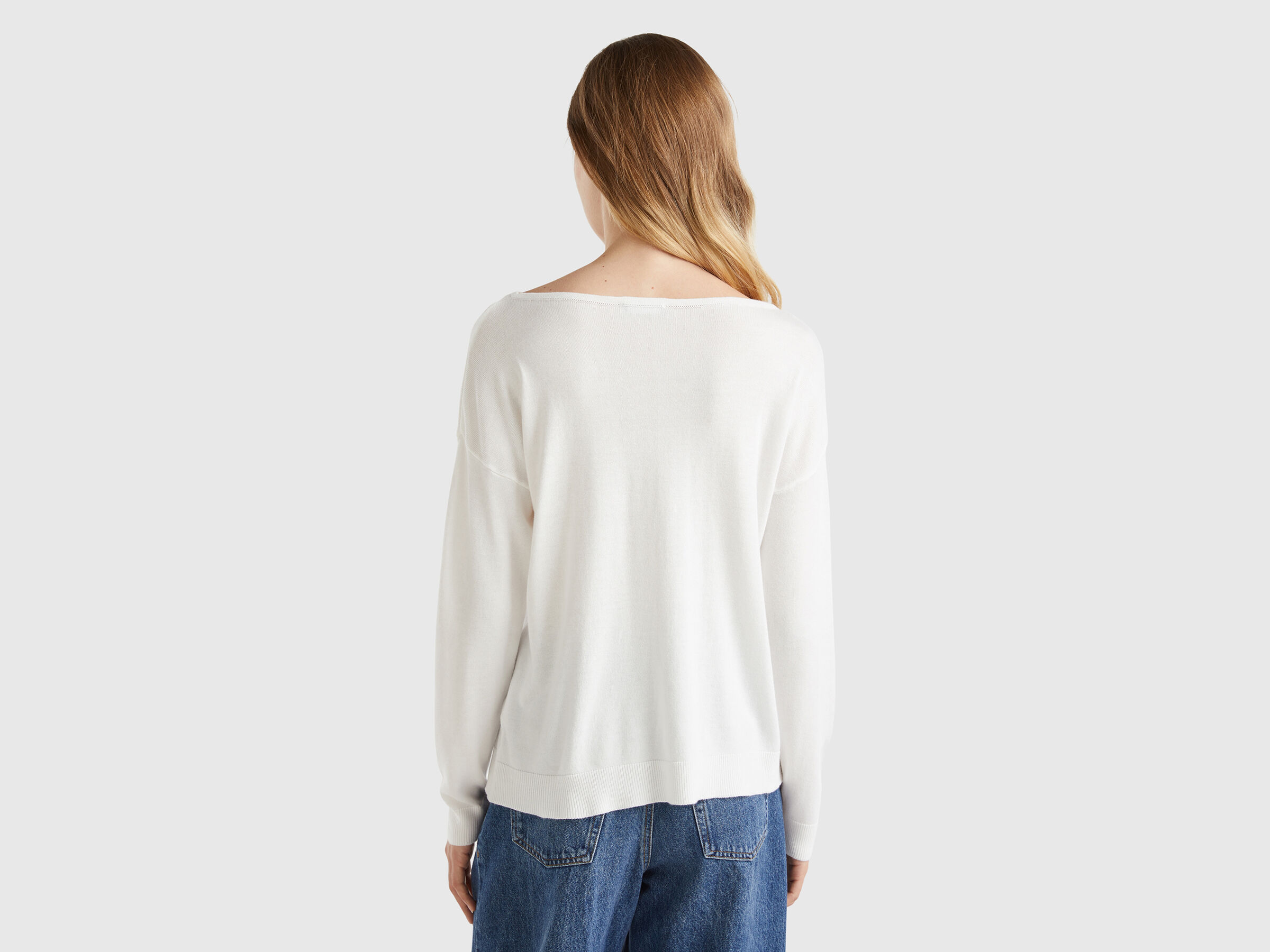 BOAT-NECK SWEAT.L/S Mujer image number 2